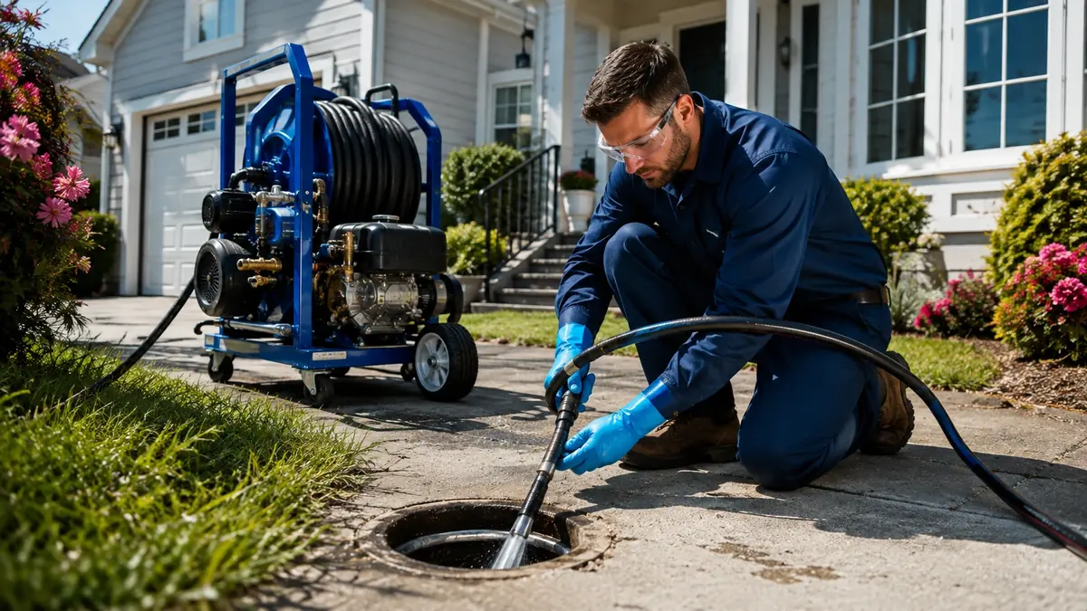 Residential Hydro Jet Drain Cleaning in Tujunga