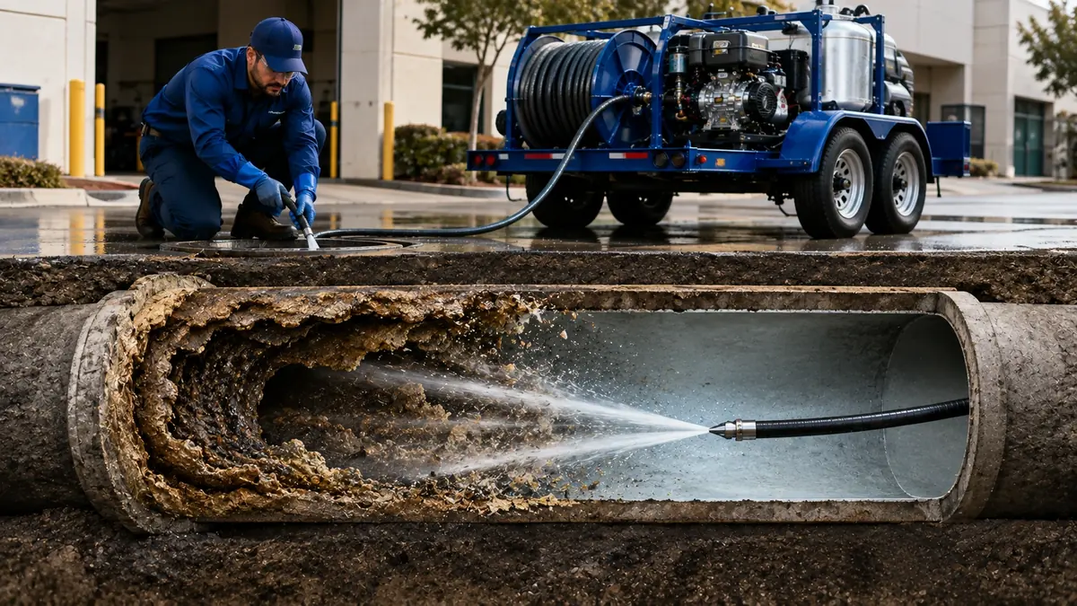 Sewer Pipe Descaling in Tujunga